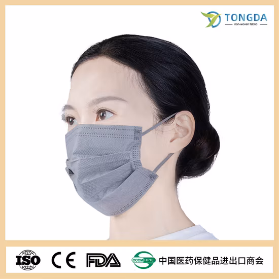 Surgical/Hospital/Medical/Dental Protective Safety Nonwoven 3ply Disposable Face Mask