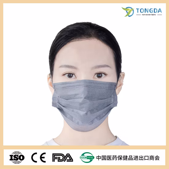 Surgical/Hospital/Medical/Dental Protective Safety Nonwoven 3ply Disposable Face Mask