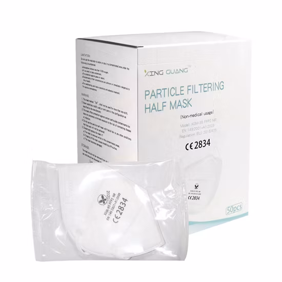 Masque facial adulte FFP2/N95/KN95 de vente chaude avec certificat CE/CNAS